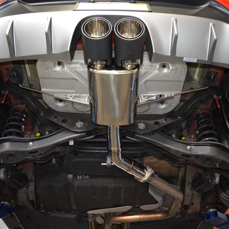 Injen 19-21 Hyundai Veloster L4 1.6L Turbo Performance Stainless Steel Axle Back Exhaust System - Image 4