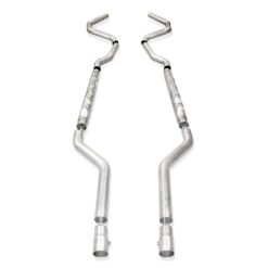 Alternative view of Stainless Works Chevy Camaro 1967-69 Exhaust 3in Stainless Chambered No X-Pipe