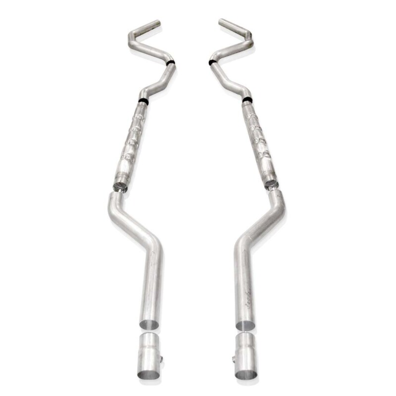 Stainless Works Chevy Camaro 1967-69 Exhaust 3in Stainless Chambered No X-Pipe - Image 2