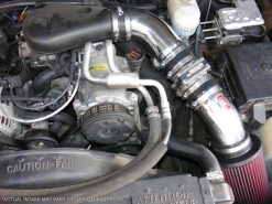 Injen 94-04 S10 Sonoma Jimmy Blazer 4.3L V6 Wrinkle Black Power-Flow Air Intake System - Image 5