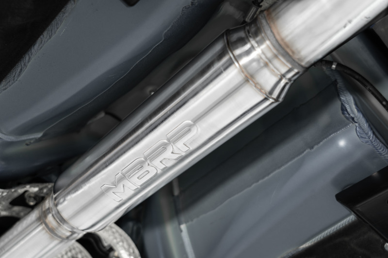 MBRP 2022+ Subaru WRX 3in Cat-Back Dual Split Rear Quad Tips Race Profile Exhaust - Image 4