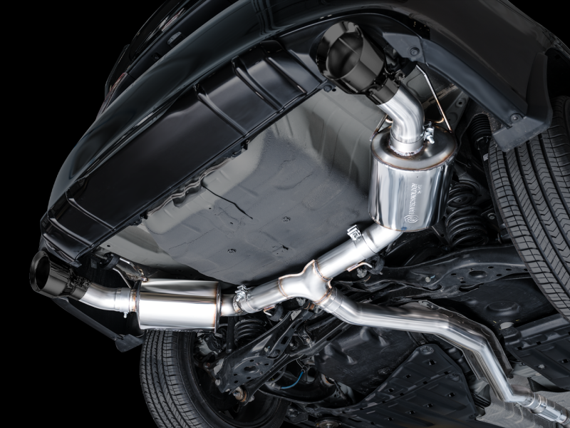 AWE Tuning 22+ Honda Civic Si/Acura Integra Touring Edition Catback Exhaust - Dual Diamond Black Tip - Image 4