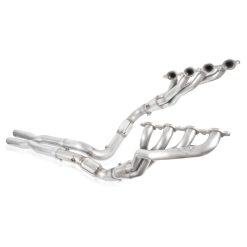 Alternative view of Stainless Works 2007-13 Chevy Silverado/GMC Sierra Headers 1-7/8in Primaries High-Flow Cats X-Pipe