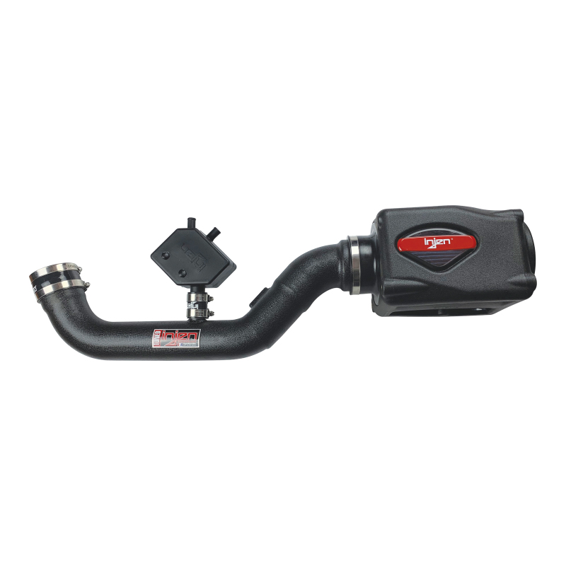 Injen 05-19 Nissan Frontier 4.L V6 w/ Power Box Wrinkle Black Power-Flow Air Intake Syst - Image 3