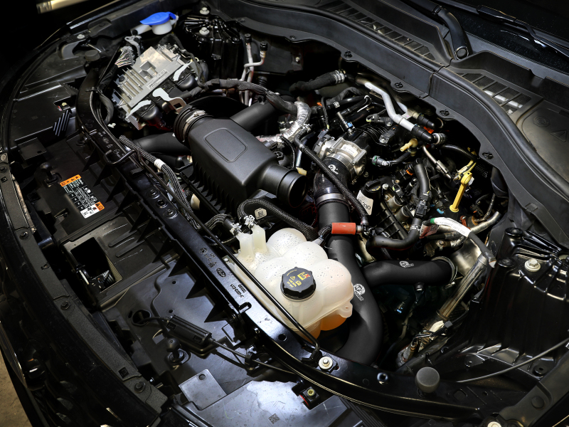 aFe 20-23 Ford Explorer ST V6 3.0L (tt) BladeRunner 2-3/4in Aluminum Cold Charge Pipe - Black - Image 7