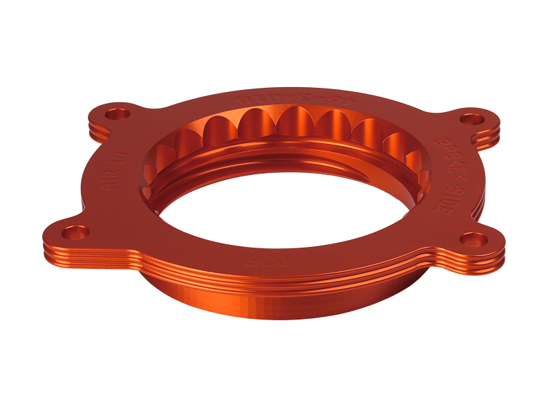 AFE Silver Bullet Throttle Body Spacer GM Trucks 1500 14-19 V8-6.2L - Image 5