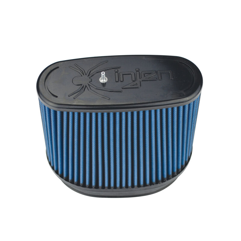 Injen NanoWeb Dry Air Filter 6.70x4.54 Oval neck/ 7.69 x 5.68 Base/ 7.25 Tall w/Barb Fit - 70 Pleat - Image 5