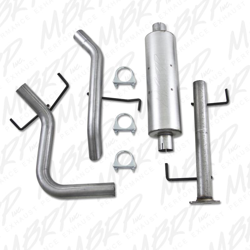 MBRP 2007-2009 Toyota FJ 4.0L V6 Cat Back Single Rear Exit Off-Road Tail No tip - Image 5