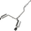 aFe 09-14 Acura TSX L4 2.4L Takeda 2-1/2in to 2-1/4in 304 SS Cat-Back Exhaust System w/ CF Tips