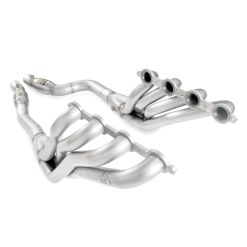 Alternative view of Stainless Works 2009-15 Cadillac CTS-V Headers 2in Primaries High-Flow Cats 3in Leads X-Pipe