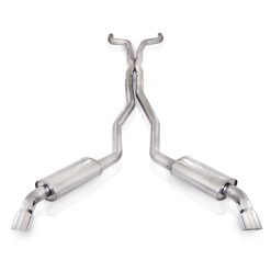 Alternative view of Stainless Works 2010-15 Camaro 6.2L 3in Exhaust X-Pipe S-Tube Turbo Mufflers Polished Tips