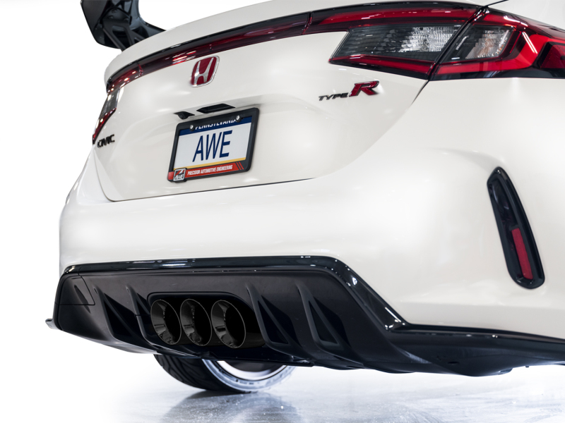 AWE Tuning 2023 Honda Civic Type R FL5 Track Edition Exhaust w/ Triple Diamond Black Tips - Image 17