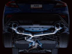 AWE Tuning 2022+ VB Subaru WRX Track Edition Exhaust - Chrome Silver Tips - Image 11