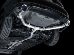 AWE Tuning 22+ Honda Civic Si/Acura Integra Track Edition Catback Exhaust - Dual Chrome Silver Tips - Image 15