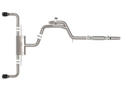 aFe Gemini XV 3in to 2 1/2in 304 SS Cat-Back Exhaust 22-23 Volkswagen GTI (MK8) 2.0L w/ Black Tips - Image 3