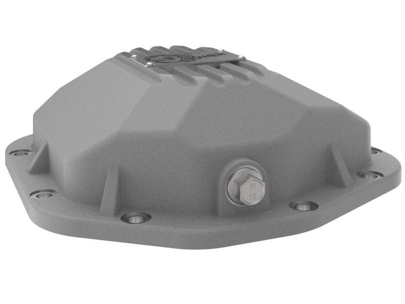 aFe 97-18 Jeep Wrangler TJ/JK Dana 44 Street Series Differential Cover w/ Machined Fins - Raw - Image 6