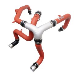 Injen 21-23 Ford Bronco 2.7L V6 (TT) EcoBoost SES Intercooler Pipes - Wrinkle Red - Image 5