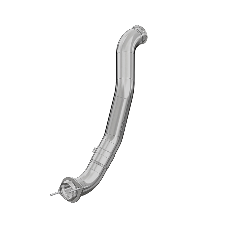 MBRP 08-10 Ford 6.4L Powerstroke 4in Turbo Down-Pipe Aluminized - Image 2