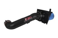 Alternative view of Injen 09-10 Ford F-150 3 valve V8 4.6L Wrinkle Black Power-Flow Air Intake System