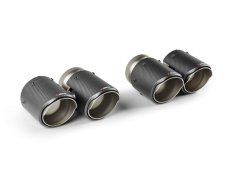 Akrapovic 2024+ BMW M5 (G90,G99) Round Carbon Fiber Tail Pipe Set