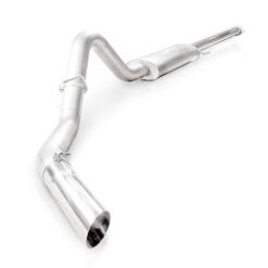 Alternative view of Stainless Works 2015-16 Ford F-150 2.7L/3.5L 3.5in Catback Chambered Muffler Factory Connection
