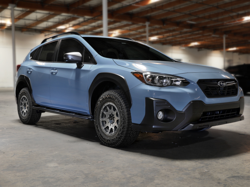 aFe POWER 18-23 Subaru Crosstrek Terra Guard Off-Road Sliders - Black - Image 4