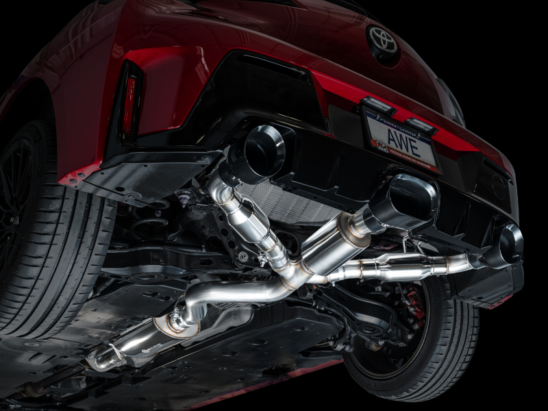 AWE Tuning 2023+ Toyota GR Corolla Touring Edition Exhaust - Diamond Black Tips - Image 20
