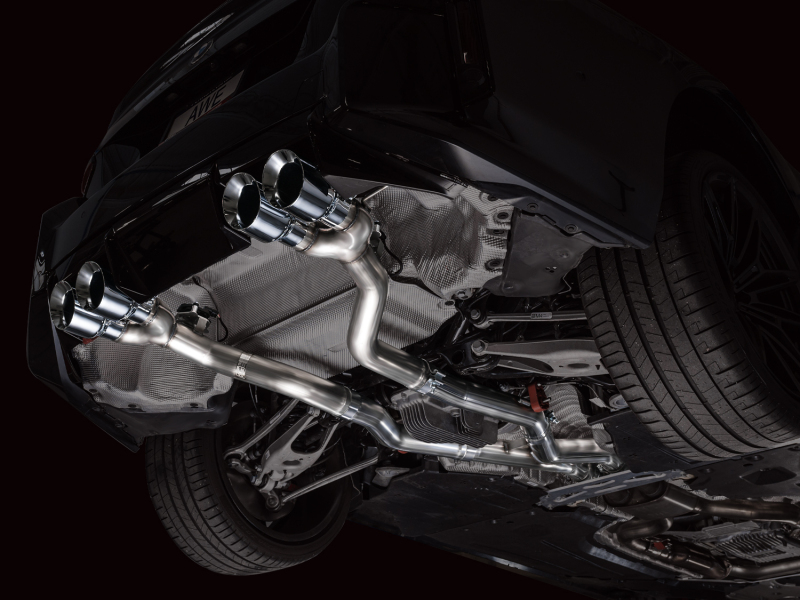 AWE Tuning 23-24 BMW G87 M2 Track Edition Exhaust - Chrome Silver Tips - Image 15