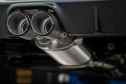 Alternative view of MBRP 2023 Toyota Corolla GR 1.6L T304 SS 3in Cat-Back Dual Center Rear w/ Carbon Fiber Tips
