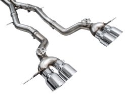 AWE Tuning 23-24 BMW G87 M2 Track Edition Exhaust - Chrome Silver Tips - Image 10