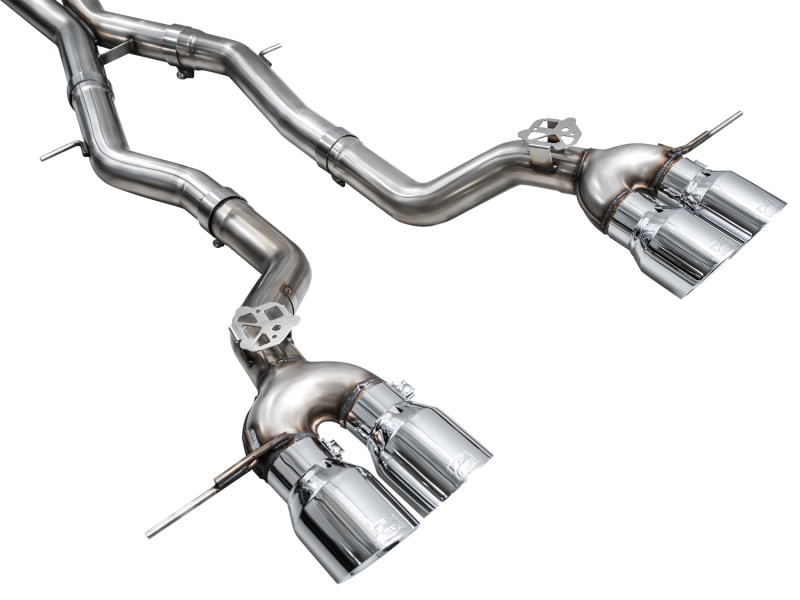 AWE Tuning 23-24 BMW G87 M2 Track Edition Exhaust - Chrome Silver Tips - Image 10