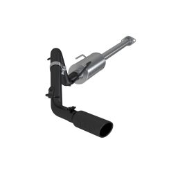 Alternative view of MBRP 09-14 Toyota Tacoma 4.0L EC/CC Cat-Back Single Exit AL - Black