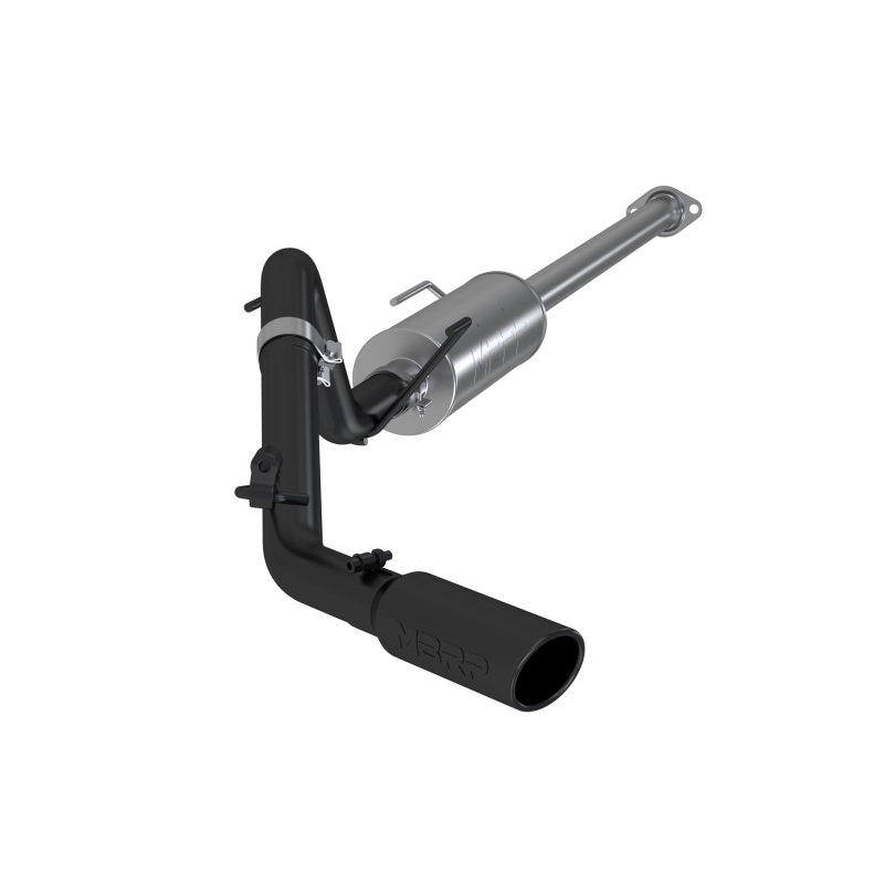 MBRP 09-14 Toyota Tacoma 4.0L EC/CC Cat-Back Single Exit AL - Black - Image 2