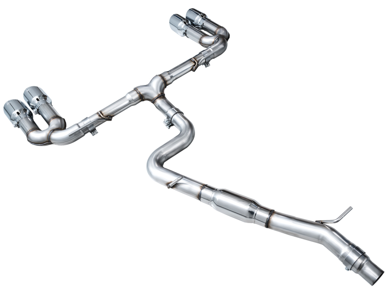 AWE 22-24 Audi 8Y S3 Track Edition Exhaust - Chrome Silver Tips - Image 6