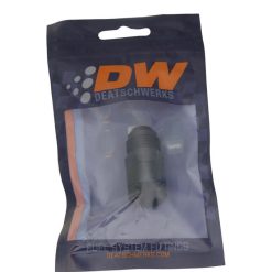 Alternative view of DeatschWerks 8AN Male Flare to 3/8in Female EFI Quick Connect Adapter - Anodized DW Titanium