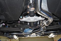 Invidia 15+ Subaru WRX/STI 4Dr Q300 Twin Outlet Rolled Titanium Burnt Quad Tip Cat-Back Exhaust - Image 4