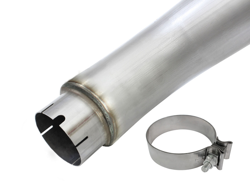 aFe MACHForce XP Exhaust Large Bore 5in DPF-Back SS 13-15 Dodge Trucks L6-6.7L (td) *Polish Tip - Image 4