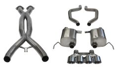Corsa 2015+ Chevrolet Corvette C7 Z06 2.75in Dual Rear Xtreme Cat-Back Exhaust w/ Quad Polished Tips