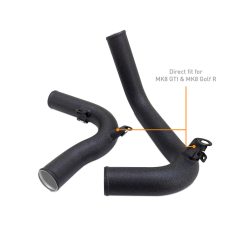 Mishimoto 22+ Volkswagen GTI MK8 (MQB) Intercooler Pipe Kit Black - Image 2