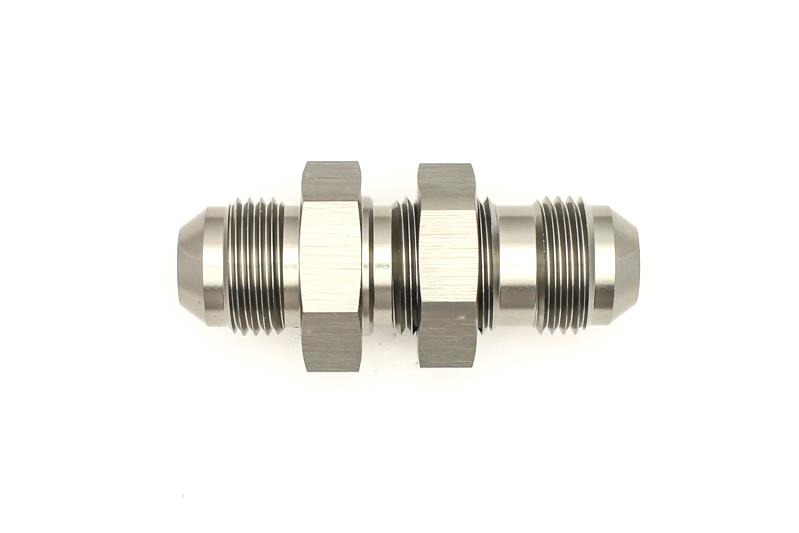 DeatschWerks 8AN Male Flare To 8AN Male Flare Bulkhead Adapter (Incl. Nut) - Image 3