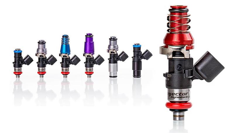 Injector Dynamics ID1050X Injectors 11mm (Blue) Adaptor Tops Denso Lower Cushions (Set of 6) - Image 2