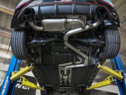 aFe 21-22 Hyundai Veloster N L4-2.0L Takeda 3in 304 SS Axle-Back Exhaust System w/ Black Tip - Image 6