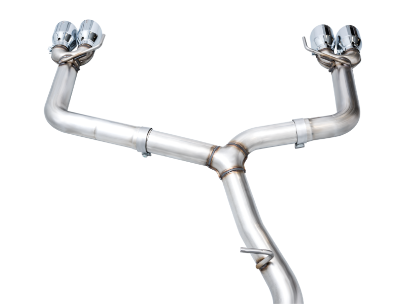 AWE Tuning 2022+ VB Subaru WRX Track Edition Exhaust - Chrome Silver Tips - Image 8