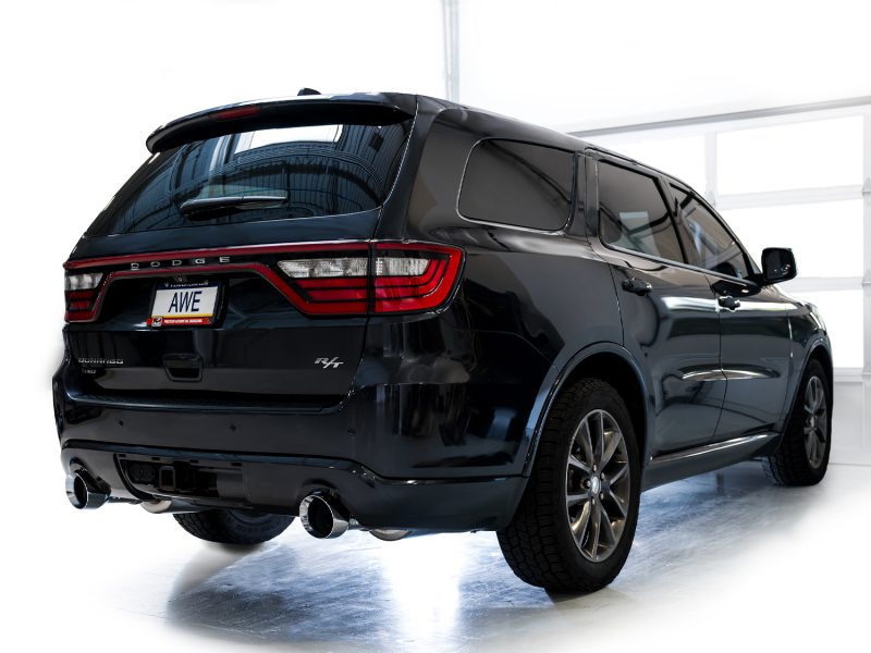 AWE Tuning 11-24 Dodge Durango 5.7L Track Edition Exhaust w/ Chrome Silver Tips - Image 2