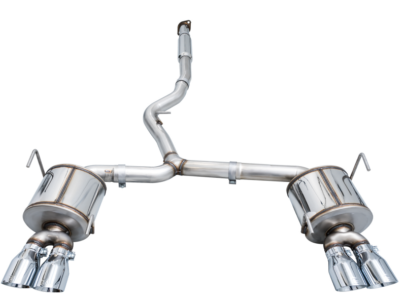 AWE Tuning 2022+ VB Subaru WRX Touring Edition Exhaust - Chrome Silver Tips - Image 9