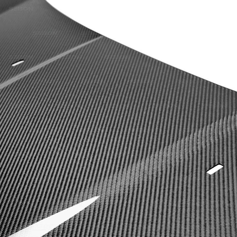 Seibon 14+ Ford Fiesta OE Style Carbon Fiber Hood - Image 11