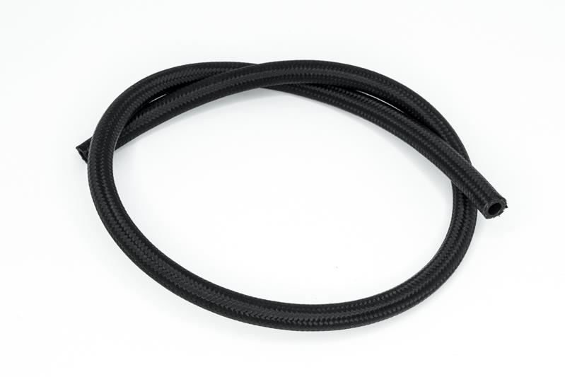 DeatschWerks 6AN Black Nylon Braided CPE Hose 3 Feet - Image 2