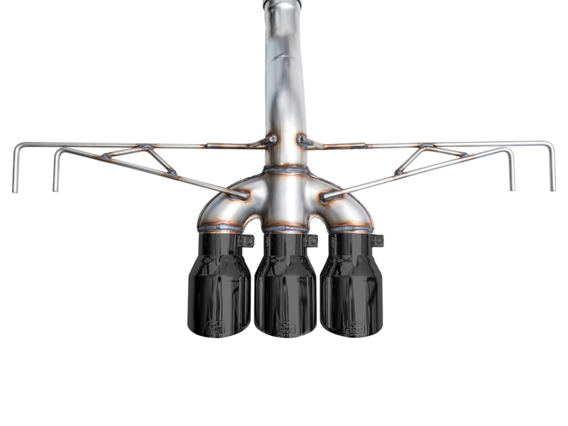 AWE Tuning 2023 Honda Civic Type R FL5 Track Edition Exhaust w/ Triple Diamond Black Tips - Image 25