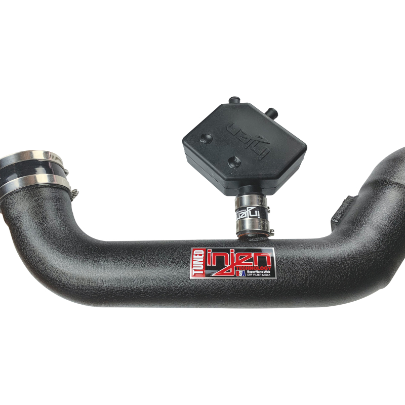 Injen 05-19 Nissan Frontier 4.L V6 w/ Power Box Wrinkle Black Power-Flow Air Intake Syst - Image 7