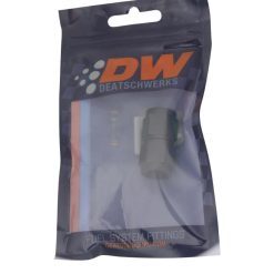 Alternative view of DeatschWerks 6AN Flare Female Swivel to 6AN Flare Female Swivel - Anodized Matte Black
